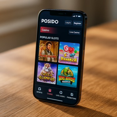 Posido Casino - Mobile Version - Responsive Design für Smartphones